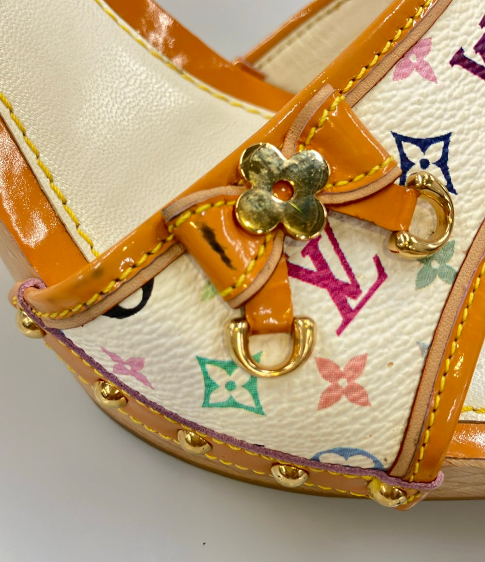 Louis Vuitton モノグラムミュール マルチカラー 貴重 サンダル LOUIS VUITTON ミュールサンダル モノグラム マルチカラー レディース