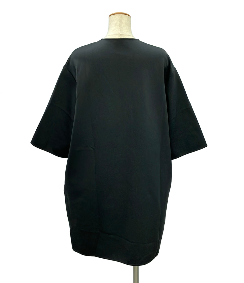 美品 THE ROW ジップアップ半袖ワンピース 4695-k106 レディース SIZE XS ザロウ