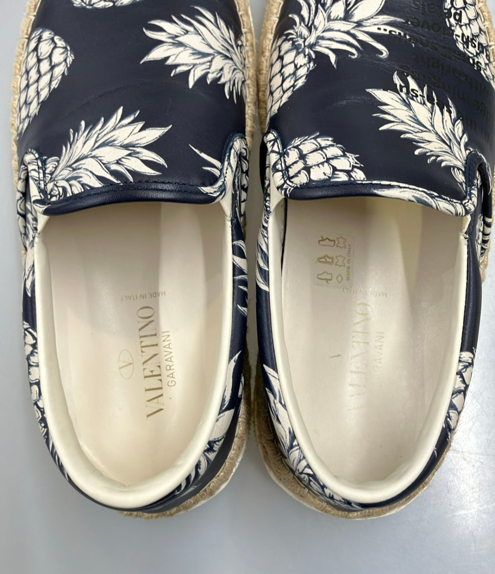 Valentino Garavani スリッポン パイナップル柄 メンズ SIZE 41 (26cm) ヴァレンティノ・ガラヴァーニ