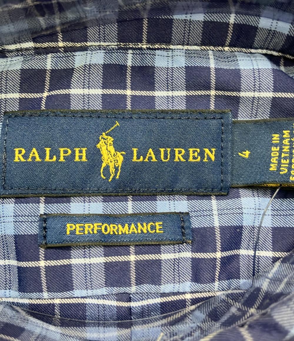 美品 ラルフローレン 長袖シャツ ボタンダウン チェック柄 キッズ SIZE 4 (110) RALPH LAUREN