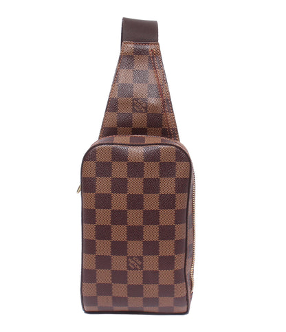 LOUIS VUITTON ボディバッグ ウエストポーチ ジェロニモス ダミエ エベヌ N51994 メンズ ルイ・ヴィトン