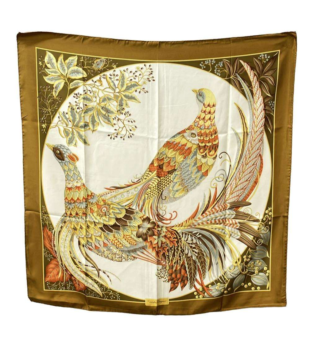 サルヴァトーレフェラガモ スカーフ シルク100% レディース Salvatore Ferragamo