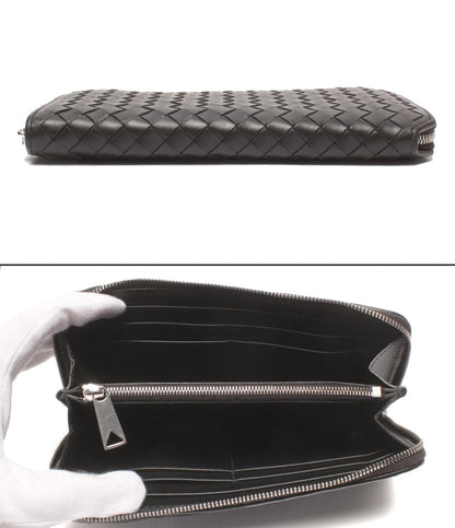 BOTTEGA VENETA ラウンドファスナー長財布 イントレチャート メンズ レディース ボッテガ・ヴェネタ