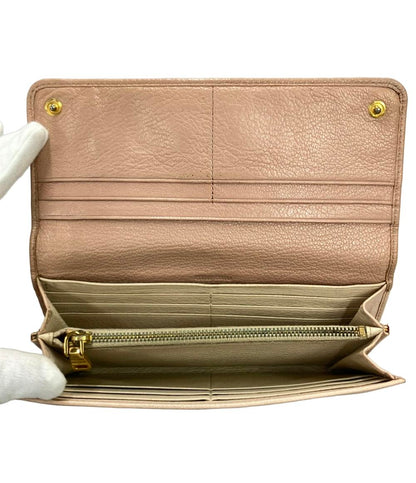 Miu Miu 長財布 レザー レディース ミュウ ミュウ