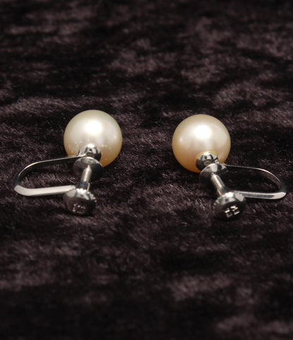 イヤリング K14WG パール 7.4mm レディース