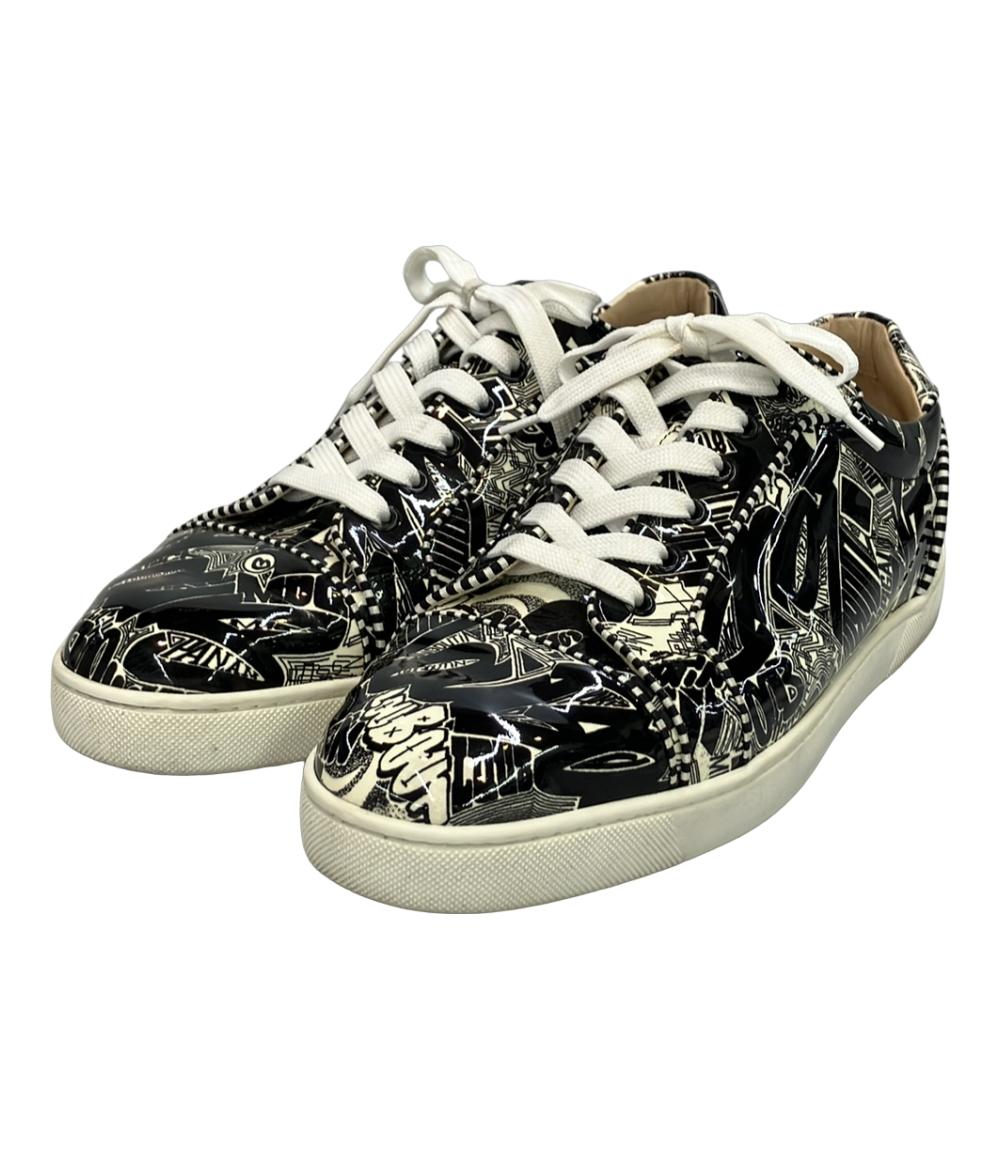 クリスチャンルブタン ローカットスニーカー パテントグラフィック メンズ SIZE 43 (XL) Christian Louboutin