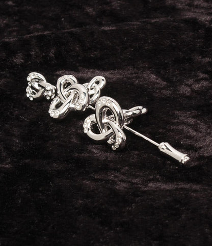 美品 スワロフスキー ピンブローチ レディース SWAROVSKI