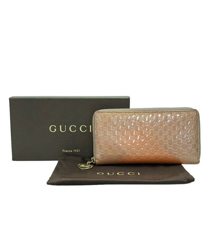 グッチ ラウンドファスナー長財布 マイクログッチシマ 303260 0959 レディース GUCCI