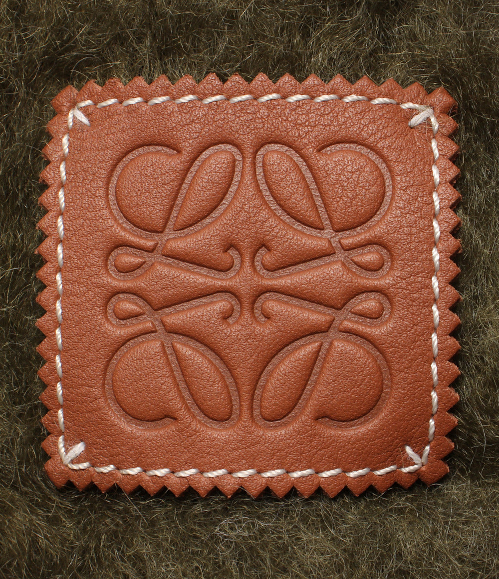 美品 LOEWE マフラー モヘア アナグラム レディース ロエベ