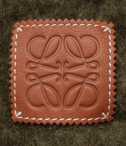 美品 LOEWE マフラー モヘア アナグラム レディース ロエベ