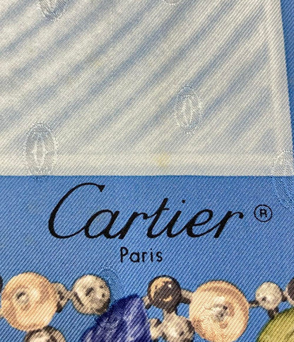 カルティエ スカーフ シルク100% 時計 レディース CARTIER