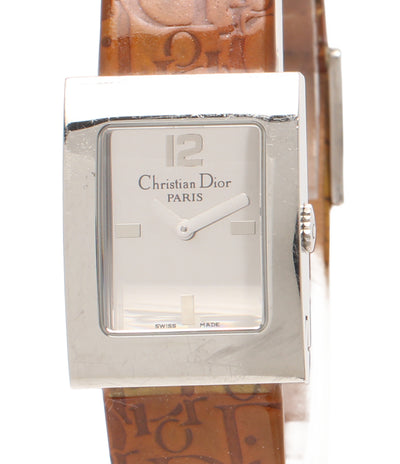 Christian Dior 腕時計 マリス スクエア クオーツ シルバー D78-109 レディース クリスチャンディオール