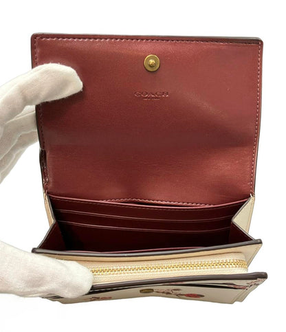 COACH 二つ折り財布 レディバグ フローラルプリント レディース コーチ