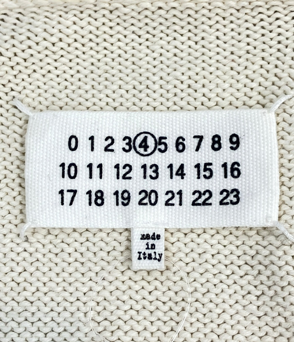 Maison Margiela デストロイニットカーディガン 2021SS WHT S51GP0219 S17663 レディース SIZE S メゾンマルジェラ