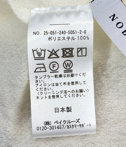 美品 NOBLE シアーノイズジャガードブラウス レディース ノーブル