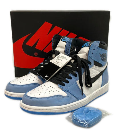 美品 Air Jordan NIKE ハイカットスニーカー ユニバーシティブルー エアジョーダン1 レトロ ハイ OG 555088-134 メンズ SIZE 27.5 (L) エアジョーダン
