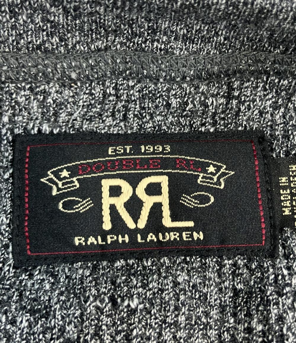 美品 RRL 長袖ニット ワッフル ヘンリー アメリカンカジュアル メンズ SIZE XL ダブルアールエル