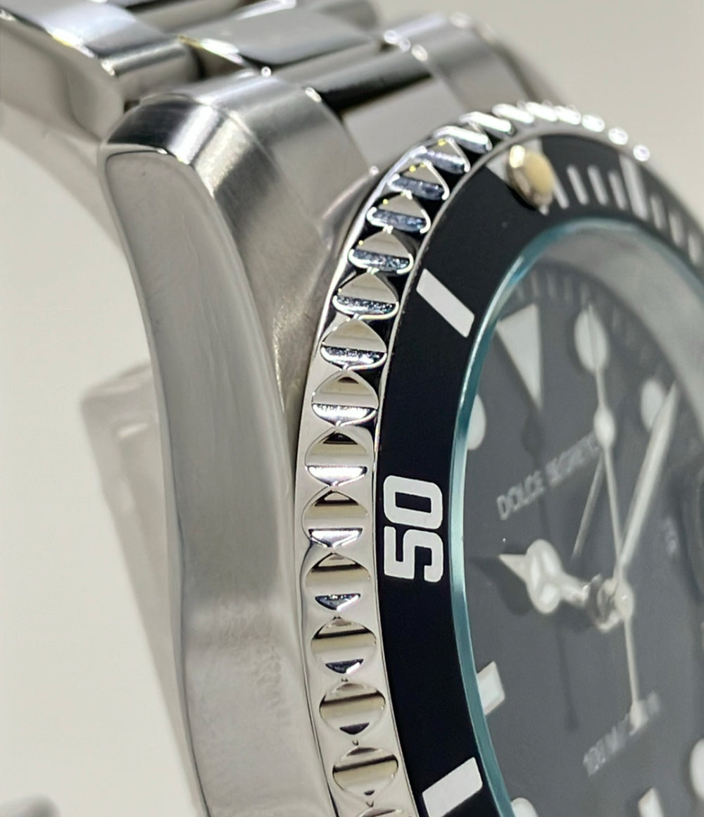 DOLCE SEGRETO 腕時計 クオーツ ブラック SB300 メンズ ドルチェ・セグレート