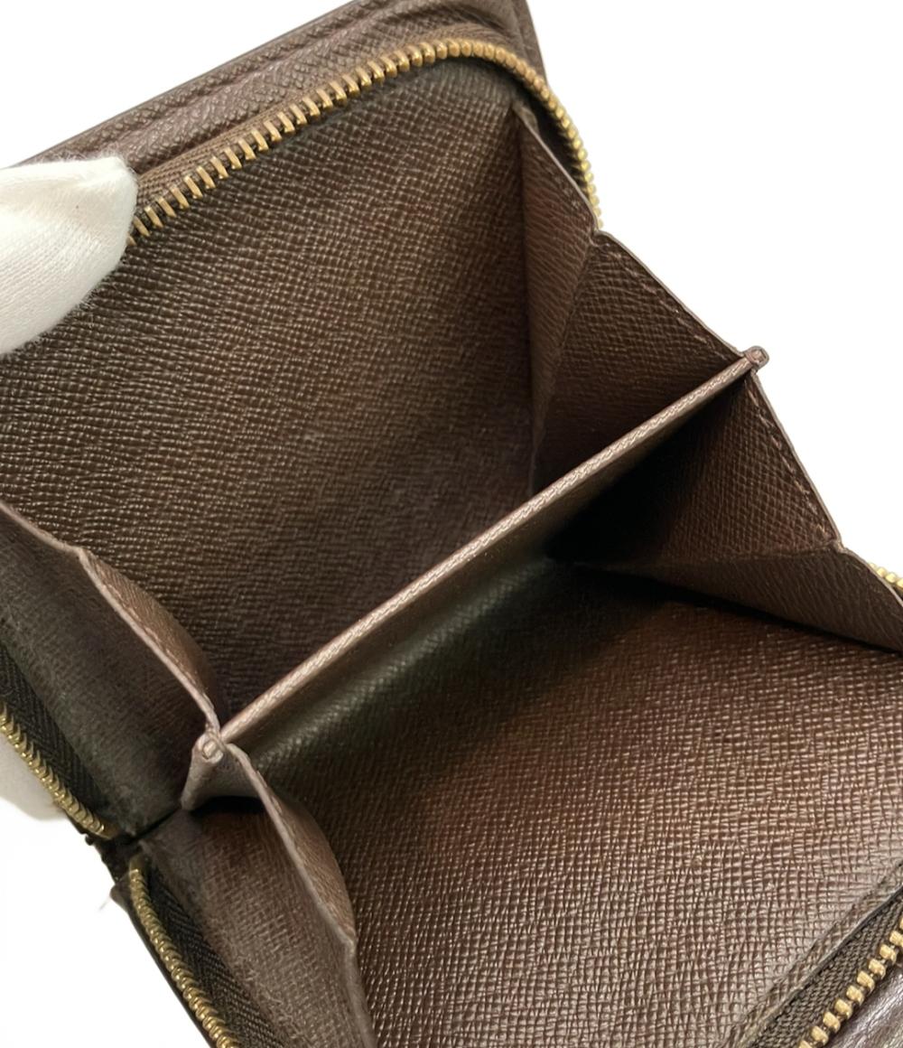 LOUIS VUITTON 二つ折り財布 コンパクトジップ ダミエ N61668