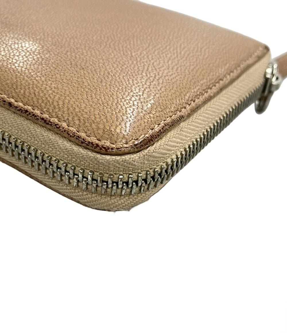 Jimmy Choo ラウンドファスナー長財布 レザー レディース ジミーチュウ