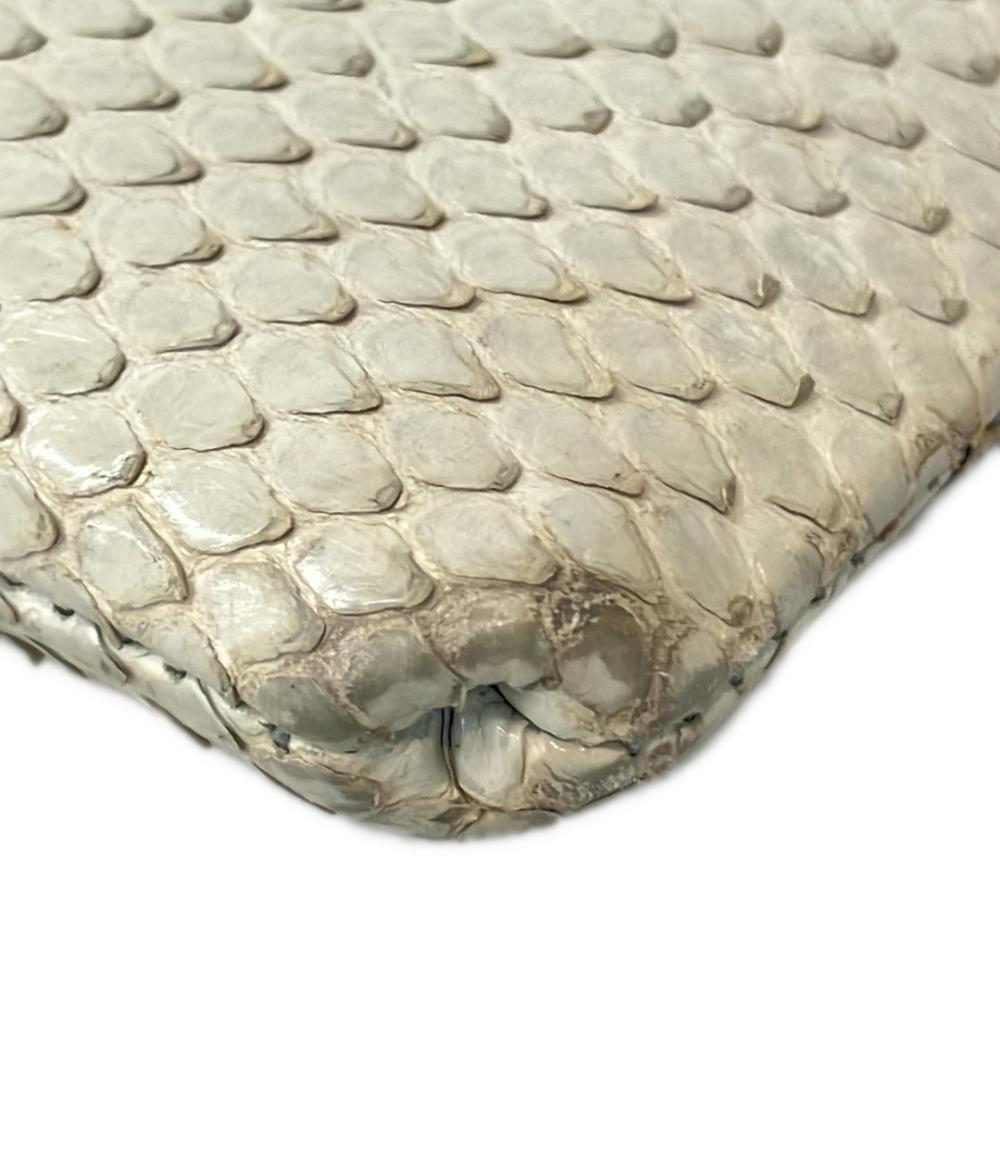 美品 アタオ L字ファスナー長財布 パイソン レディース ATAO