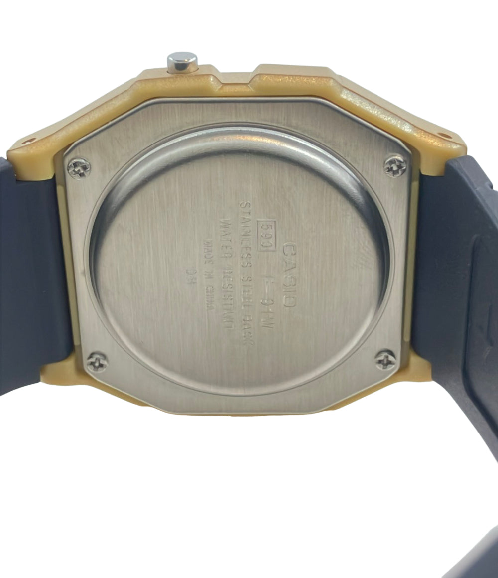 美品 CASIO 腕時計 クオーツ F-91W ユニセックス カシオ