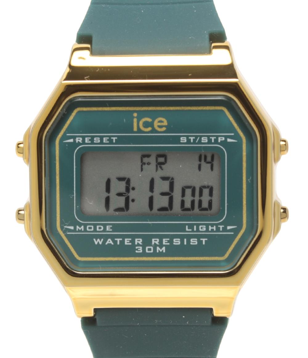 美品 ice watch 腕時計 アイス デジットレトロ ICE digit retro クオーツ 022069 レディース メンズ アイスウォッチ