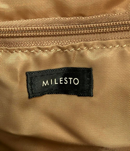 milesto ボストンバッグ ショルダーバッグ 2WAY 斜め掛け レディース ミレスト