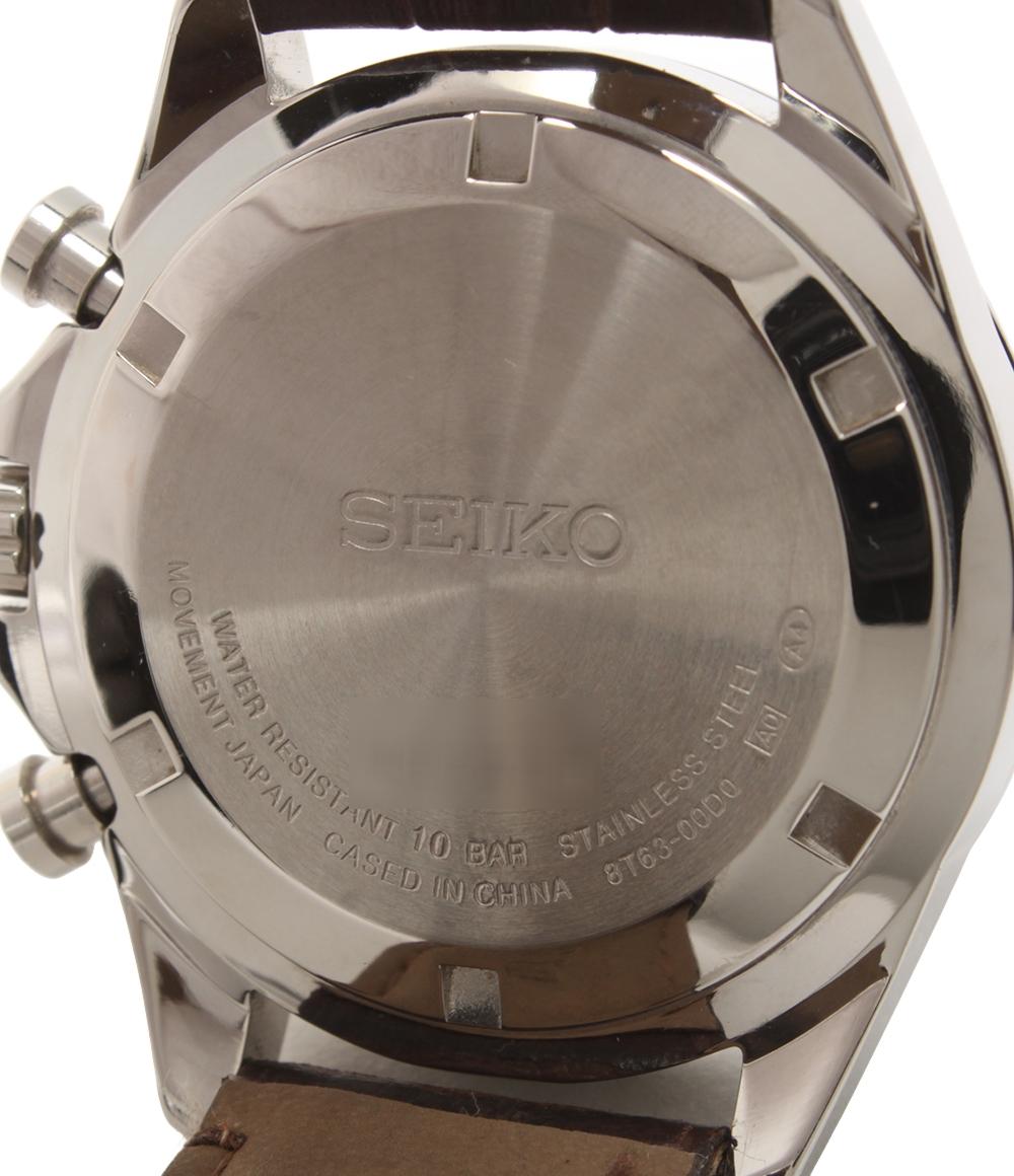 セイコー 腕時計 スピリット クロノグラフ クオーツ グリーン 8T63