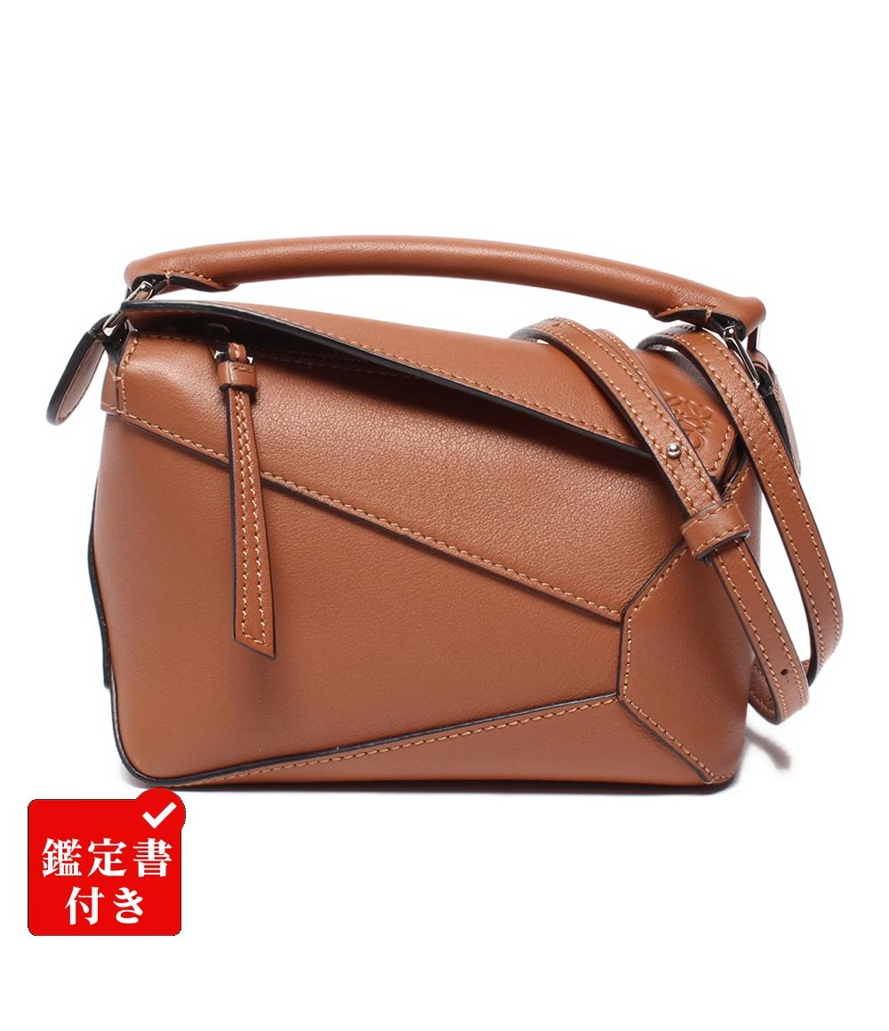 美品 ロエベ 2way ハンドバッグ ショルダーバッグ 斜め掛け パズル