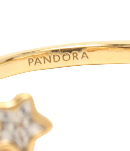 美品 PANDORA リング 指輪 シューティングスター オープンリング レディース SIZE 15号 パンドラ
