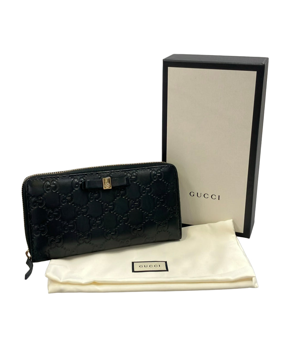 GUCCI ラウンドファスナー長財布 グッチシマ 388680 2149 レディース グッチ