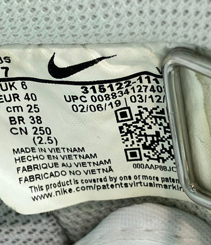 NIKE ローカットスニーカー エアフォース1 ロー 07 315122-111 メンズ レディース SIZE 25.0 ナイキ