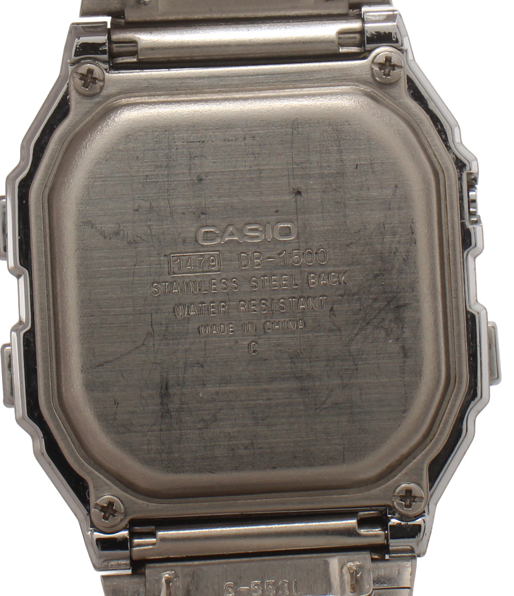 CASIO 腕時計 データバンク クオーツ DB-1500 メンズ カシオ