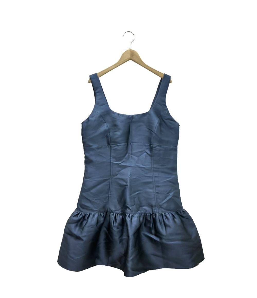 サンドロ シルク混ノースリーブフレアショートワンピース レディース SIZE 42 SANDRO