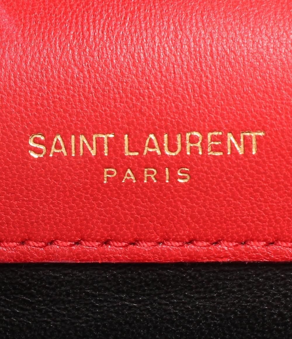 サンローランパリ チェーンレザーショルダーバッグ ゴールド金具 YSLロゴ ヴィキ レディース SAINT LAURENT PARIS