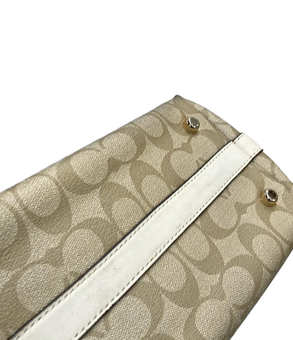 COACH トートバッグ ショルダーバッグ 肩掛け シグネチャー F58286