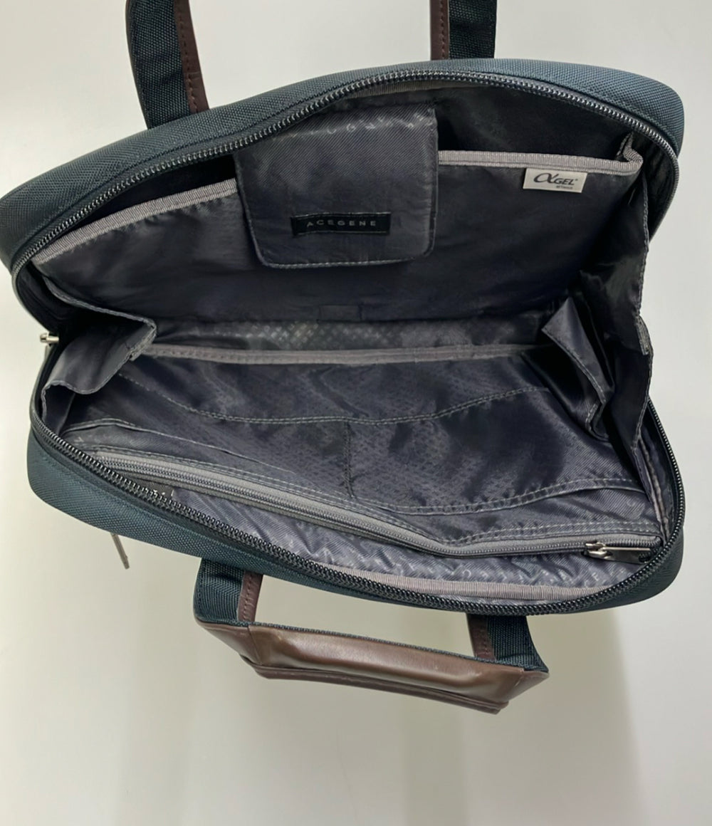 美品 ACEGENE ブリーフケース ショルダーバッグ ビジネスバッグ 2WAY 斜め掛け メンズ エースジーン