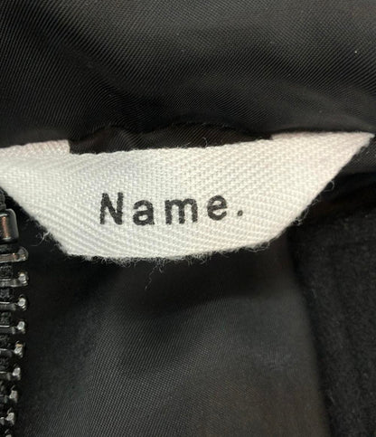 Name. スタジャン フーデッド 袖レザー ダブルジップ スナップボタン NMJK-22AW-003 メンズ SIZE 2 (M) ネーム