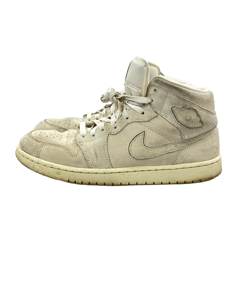 NIKE ミドルカットスニーカー AIR JORDAN 1 MID SE CRAFT FQ3224-100 メンズ SIZE 27.5 (L) ナイキ
