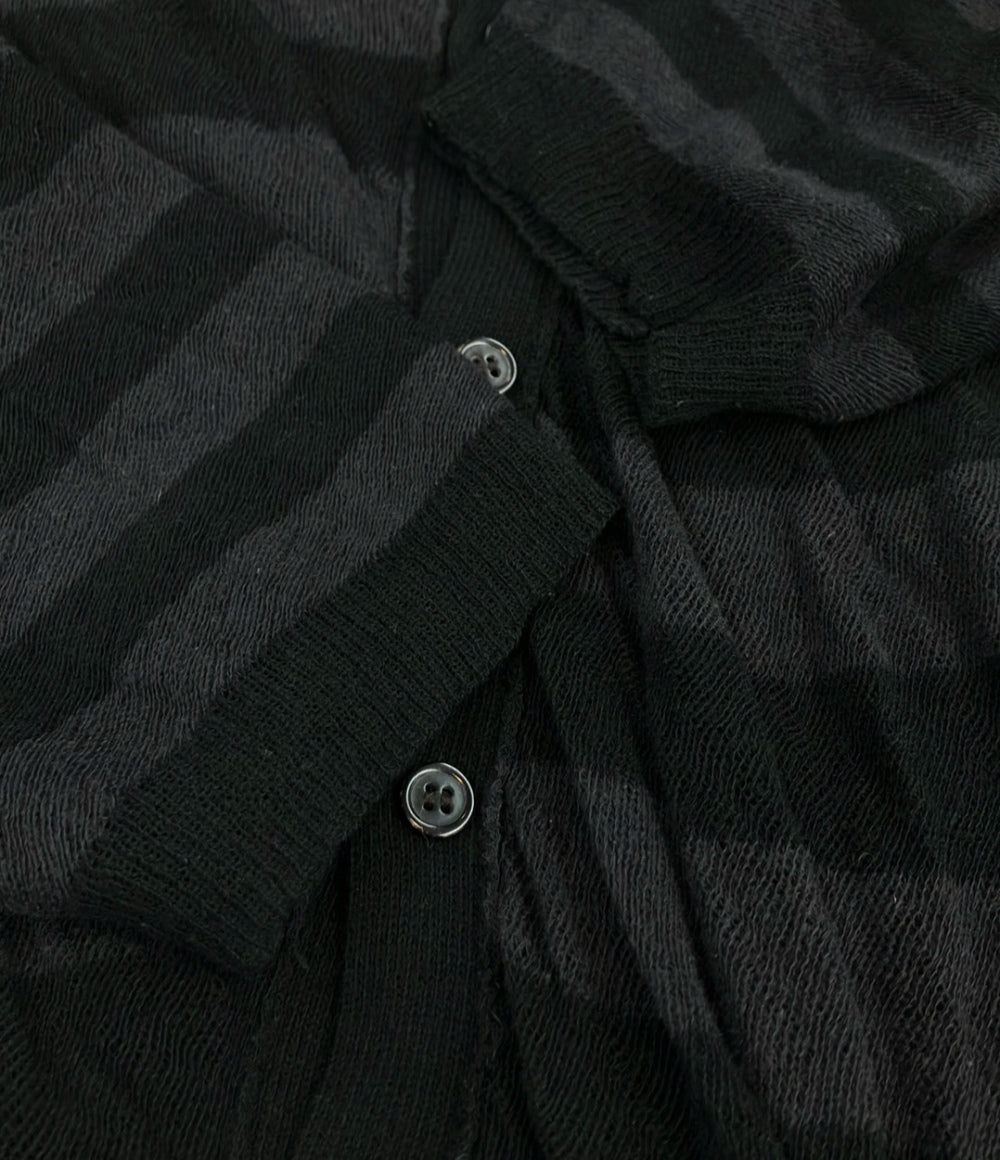 Yohji Yamamoto POUR HOMME 長袖カーディガン ボーダー HG-K85-085 メンズ SIZE 3 (L) ヨウジヤマモトプールオム