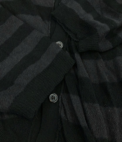 Yohji Yamamoto POUR HOMME 長袖カーディガン ボーダー HG-K85-085 メンズ SIZE 3 (L) ヨウジヤマモトプールオム