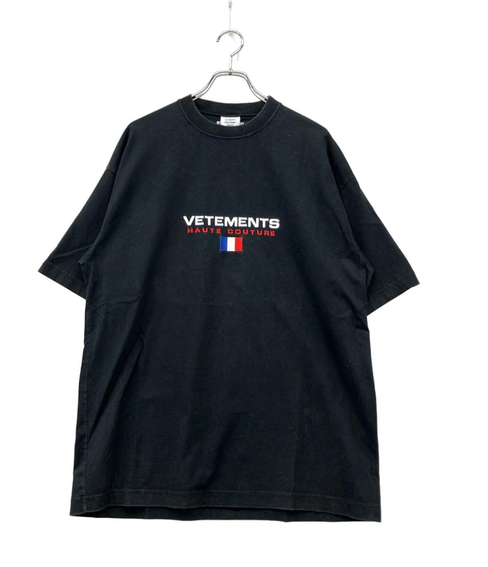 VETEMENTS 半袖Tシャツ 18SS オーバーサイズオートクチュールTシャツ MSS18TR38 メンズ SIZE S ヴェトモン