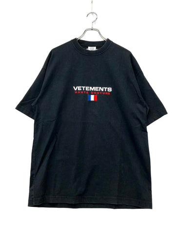 VETEMENTS 半袖Tシャツ 18SS オーバーサイズオートクチュールTシャツ MSS18TR38 メンズ SIZE S ヴェトモン