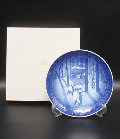 美品 Royal Copenhagen イヤープレート 飾り皿 18cm 2023 ロイヤルコペンハーゲン