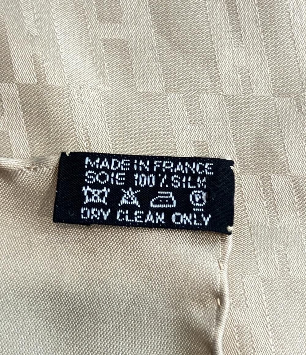 美品 エルメス ハンカチ スカーフ シルク100% Hロゴ レディース HERMES