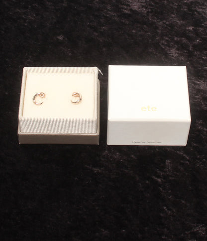 ete ピアス K10 K18 ベビーパール 2mm レディース エテ