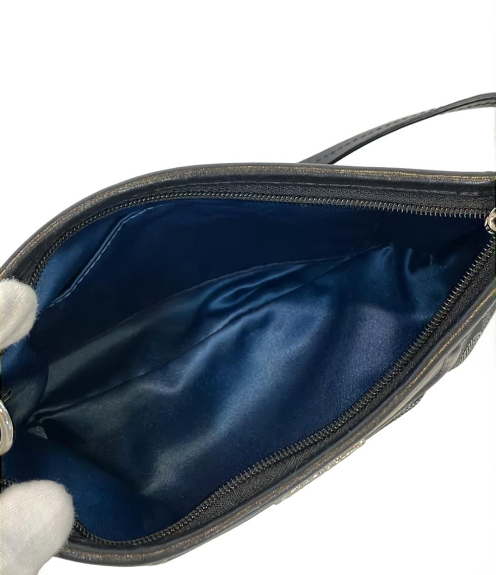 美品 COACH ハンドバッグ アクセサリーポーチ オプアート レディース コーチ