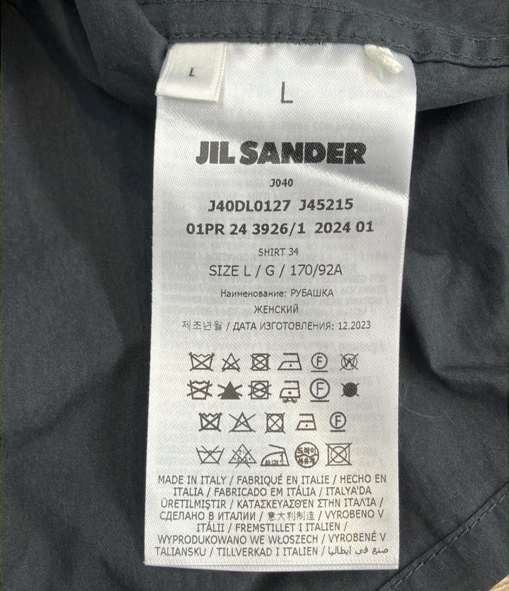 JIL SANDER+ パッチポケットシャツ J40DL0127 J45215 レディース SIZE L ジルサンダープラス