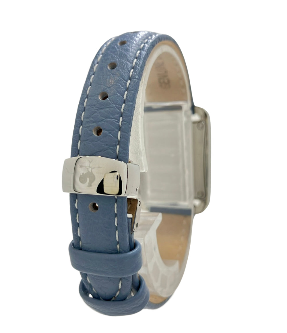 美品 IDA watch 腕時計 クオーツ ホワイト レディース イダウォッチ